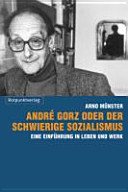 Couverture : André Gorz oder der schwierige Sozialismus