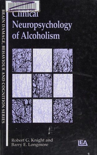 Couverture : Clinical neuropsychology of alcoholism