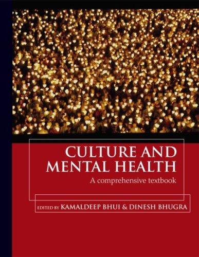 Couverture : Culture and Mental Health
