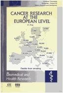 Couverture : Cancer Research at the European Level, (Biomedical and Health Research , Vol 11)