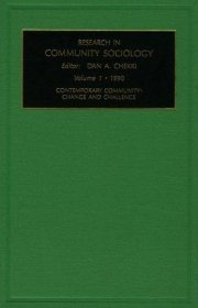 Couverture : Research in Community Sociology: A Research Annaul : Contemporary Community 