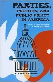 Couverture : Parties, politics, and public policy in America