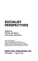 Couverture : Socialist perspectives