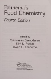 Couverture : Fennema's food chemistry