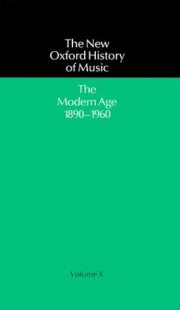 Couverture : The modern age, 1890-1960