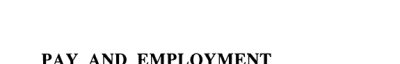 Couverture : Pay and employment in the new Europe