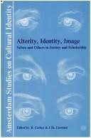 Couverture : Alterity, Identity, Image