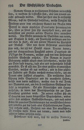 Couverture : Texte zur Romantheorie