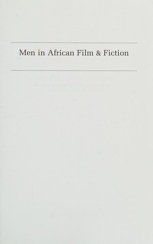 Couverture : Men in African film & fiction