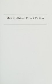 Couverture : Men in African film & fiction