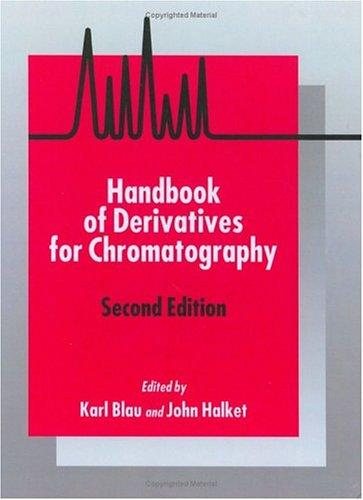 Couverture : Handbook of derivatives for chromatography.