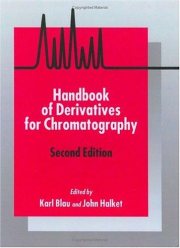 Couverture : Handbook of derivatives for chromatography.