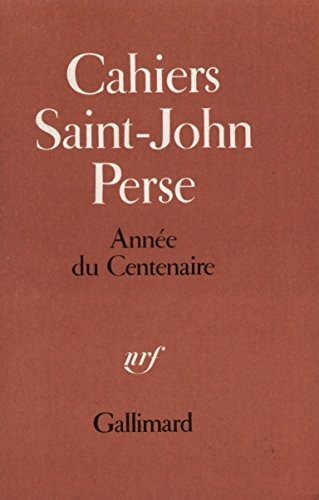 Couverture : Cahier du Centenaire