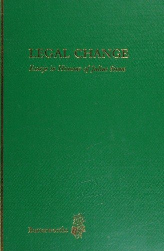 Couverture : Legal change