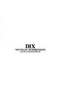 Couverture : Dix nouvelles humoristiques