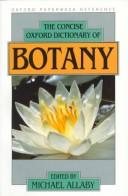 Couverture : The Concise Oxford dictionary of botany