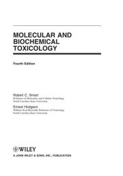 Couverture : Molecular and biochemical toxicology