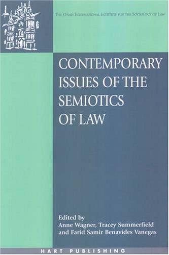 Couverture : Contemporary Issues of the Semiotics of Law