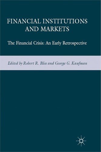 Couverture : Financial institutions and markets