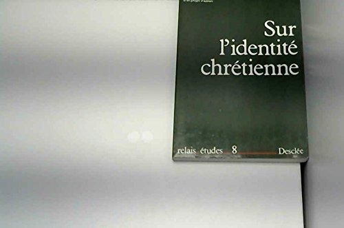 Couverture : Sur l'identité chrétienne