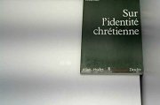 Couverture : Sur l'identité chrétienne