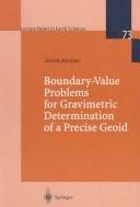 Couverture : Boundary-value problems for gravimetric determination of a precise geoid