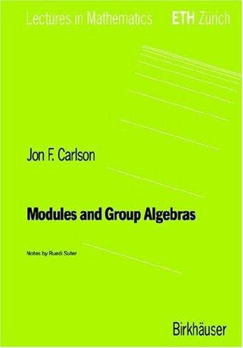 Couverture : Modules and group algebras