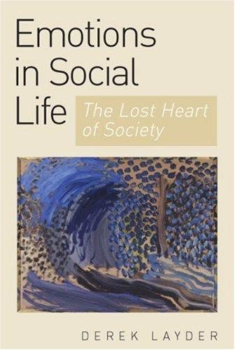 Couverture : Emotion in social life
