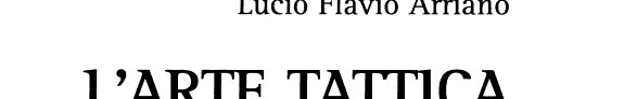Couverture : L'arte tattica