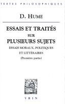 Couverture : Essais et traites sur plusieurs sujets