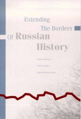 Couverture : Extending the borders of Russian history