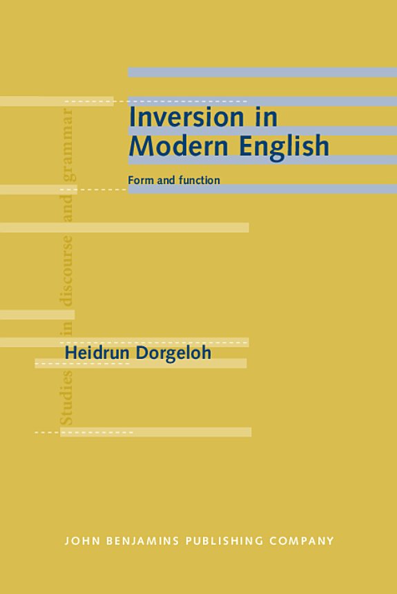 Couverture : Inversion in Modern English