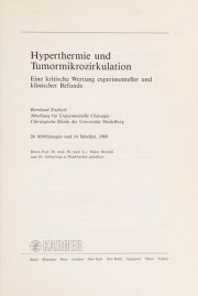 Couverture : Hyperthermie und Tumormikrozirkulation