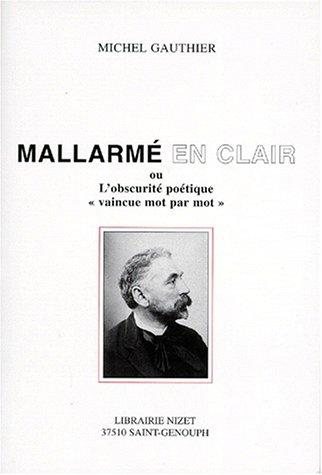 Couverture : Mallarmé en clair