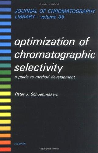 Couverture : Optimization of chromatographic selectivity