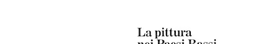 Couverture : La pittura nei Paesi Bassi.