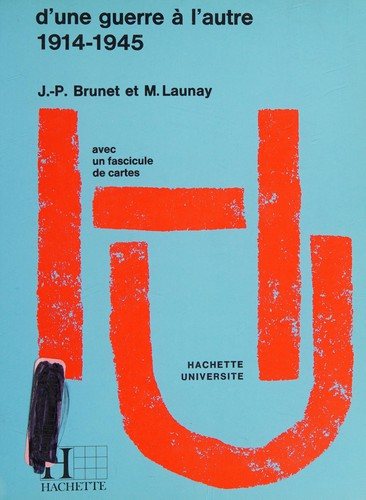 Couverture : D'une guerre à l'autre