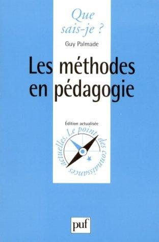 Couverture : Les méthodes en pédagogie