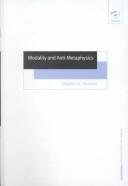 Couverture : Modality and Anti-Metaphysics (Ashgate New Critical Thinking in Philosophy, 1150)