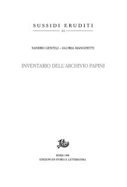 Couverture : Inventario dell'archivio Papini