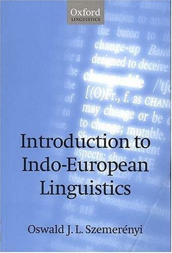 Couverture : Introduction to Indo-European Linguistics