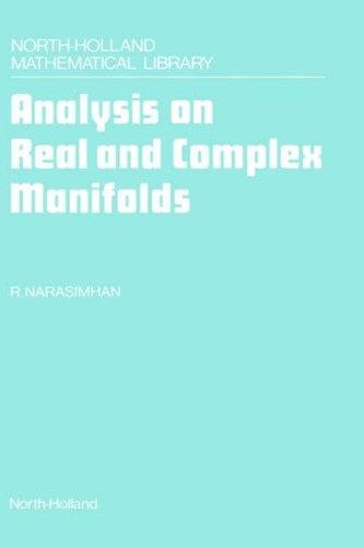 Couverture : Analysis on real and complex manifolds