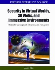 Couverture : Security In Virtual Worlds 3d Webs And Immersive Environments Models For Development Interaction And Management