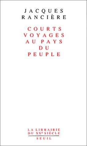 Couverture : Courts voyages au pays du peuple