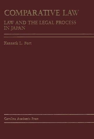 Couverture : Comparative law