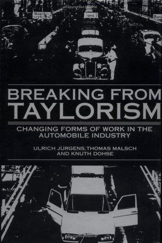 Couverture : Breaking from Taylorism