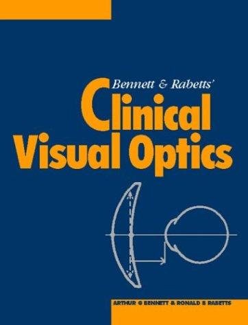 Couverture : Bennett and Rabbetts' clinical visual optics.