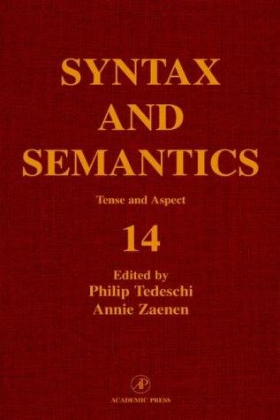 Couverture : Tense and Aspect