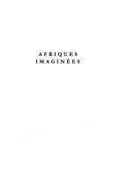 Couverture : Afriques imaginées.
