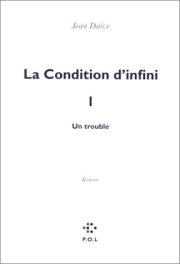 Couverture : La condition d'infini